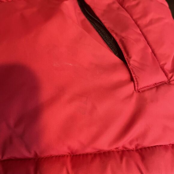 North Face Summit Series Vest Mens Small Red Black Puffer Insulated Goose Down - Picture 11 of 14